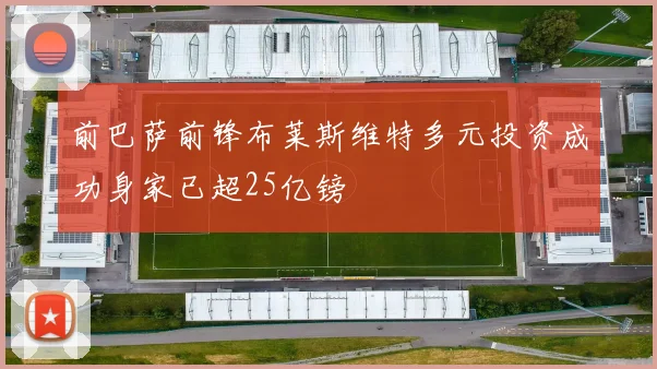 前巴萨前锋布莱斯维特多元投资成功身家已超25亿镑