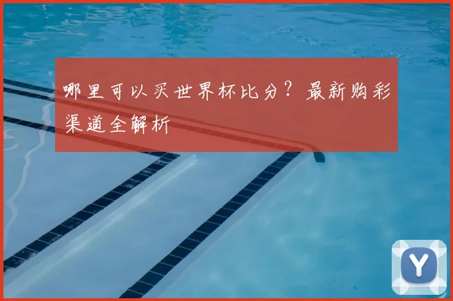 哪里可以买世界杯比分？最新购彩渠道全解析